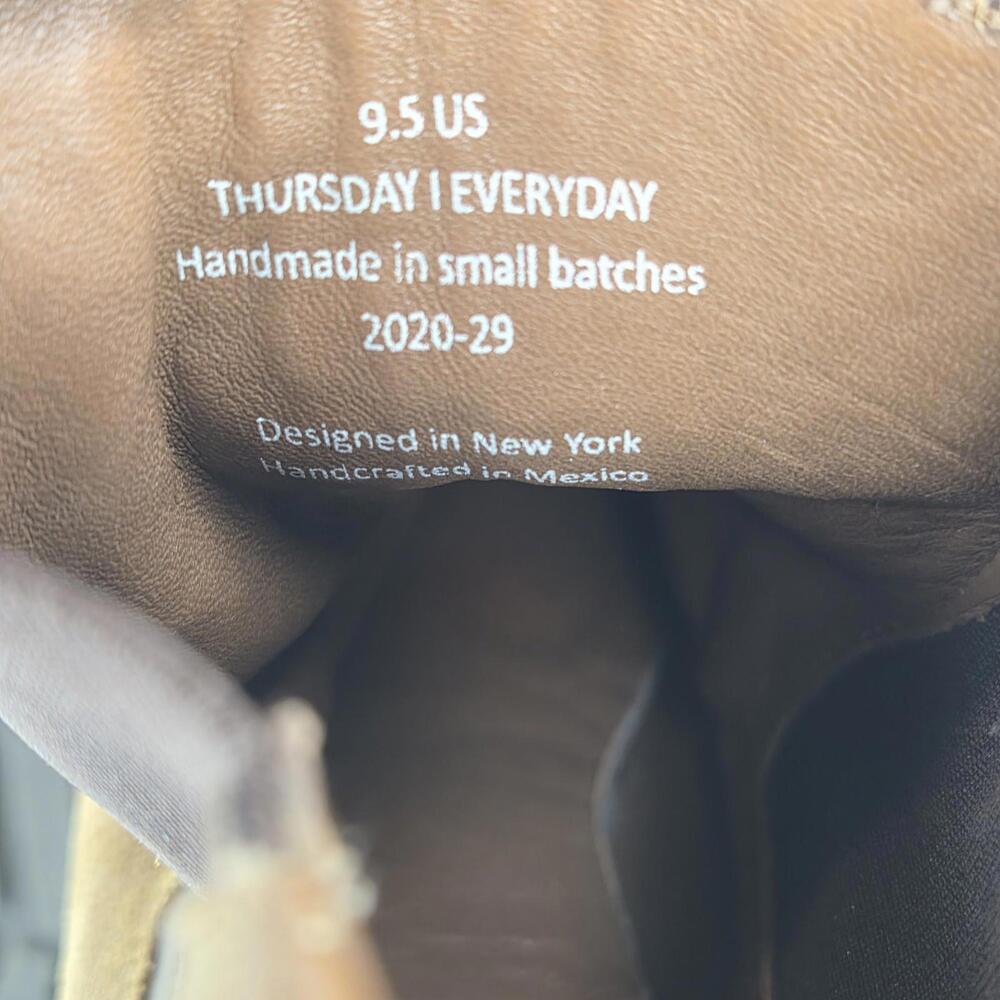 Thursday Women's Everyday Knockout Chelsea Boot US 9.5 Sude Block Heel Boots - Picture 8 of 15